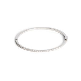 Coeur De Lion Eternal Love Crystal Bangle - Silver