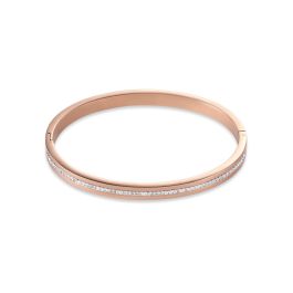 Coeur De Lion Crystal Pavé Rose Gold Bracelet