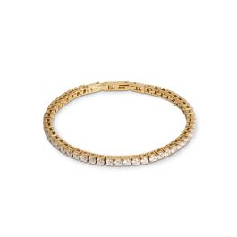 Coeur De Lion Crystal Tennis Bracelet - Gold