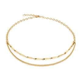Coeur De Lion Twisted Layers Necklace - Gold
