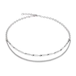 Coeur De Lion Twisted Layers Necklace - Silver