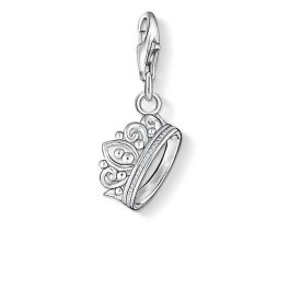 Thomas Sabo Charm Pendant - Silver Crown
