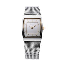 Bering Ladies Silver Rectangle Milanese Watch
