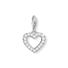 Thomas Sabo Charm Pendant - Romantic Sparkling Heart