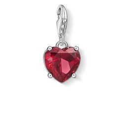 Thomas Sabo Charm Pendant - Red Stone Heart