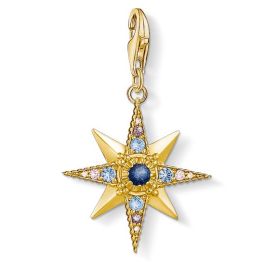 Thomas Sabo Charm Pendant, Royalty Star Gold