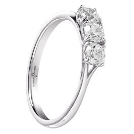 Brown & Newirth 'Heather' Three Stone Engagement Ring