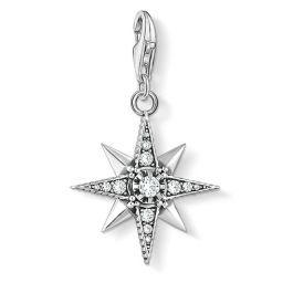 Thomas Sabo Charm Pendant - Royalty Star Silver