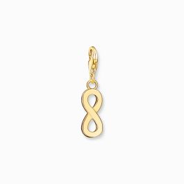 Thomas Sabo Charm Pendant - Yellow Gold Plated Infinity Charm