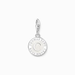 Thomas Sabo Charm Pendant - White Charmista Silver Coin Member Charm