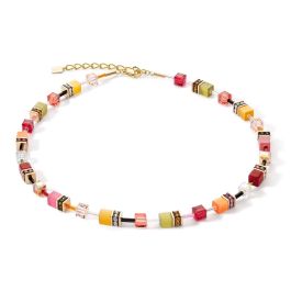 Coeur De Lion GeoCUBE Necklace - Iconic Multicolour Indian Summer
