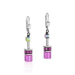 Coeur De Lion GeoCUBE Earrings - Pink