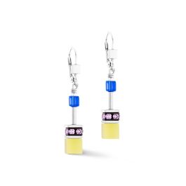 Coeur De Lion GeoCUBE Earrings - Multicolour Happiness