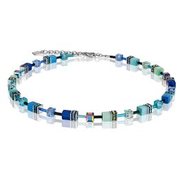 Coeur De Lion Blue Green GEOCUBE Necklace