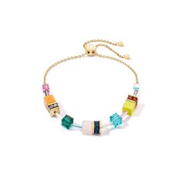Coeur De Lion GeoCUBE Slider Bracelet - Multicolour Expressive