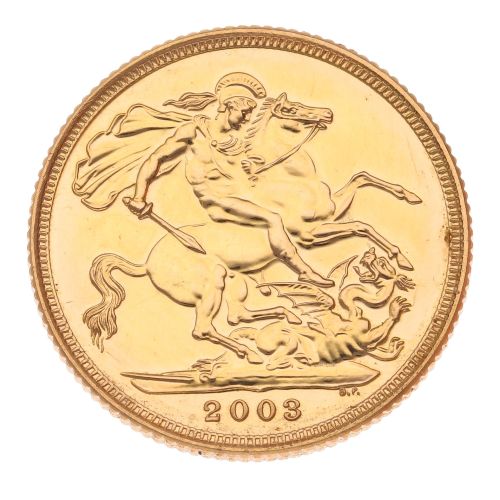 2003 Elizabeth II Full Sovereign Coin