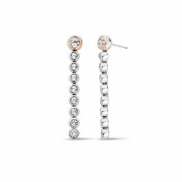 Clogau Celebration Silver Drop Hoop Earrings