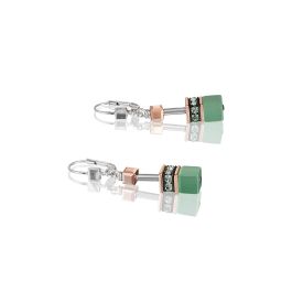 Coeur De Lion Geocube Earrings - Light Green