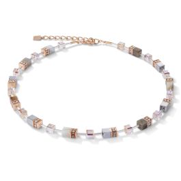 Coeur De Lion GeoCUBE Necklace - Apricot Botswana Agate