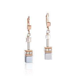 Coeur De Lion GeoCUBE Earrings - Apricot