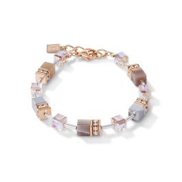 Coeur De Lion GeoCUBE Bracelet - Apricot Botswana Agate