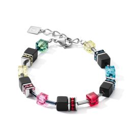 Coeur De Lion GeoCUBE Bracelet - Onyx Multicolour Pop Art