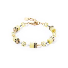 Coeur De Lion GeoCUBE Bracelet - Iconic Mono Gold and Yellow