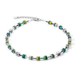 Coeur De Lion GeoCUBE Necklace - Sparkling Classic Update Green