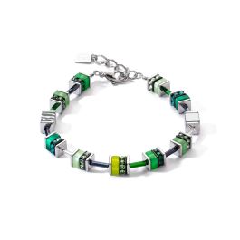 Coeur De Lion GeoCUBE Bracelet - Sparkling Classic Update Green