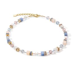 Coeur De Lion GeoCUBE Necklace - Iconic Precious Light Blue