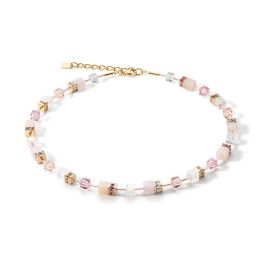 Coeur De Lion GeoCUBE Necklace - Iconic Precious Light Rose