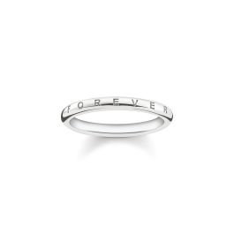 Thomas Sabo Forever Together Engraved Band Silver Ring