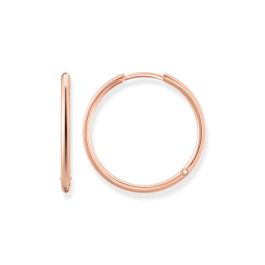 Thomas Sabo Classic Large Hoop Earrings - Rose Gold