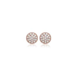 Sif Jakobs Sacile Earrings - Rose Gold with White Zirconia