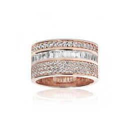 Sif Jakobs Corte Grande Ring - Gold with White Zirconia