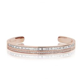 Sif Jakobs Corte Bangle - Gold with White Zirconia