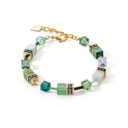 Coeur De Lion GeoCUBE Bracelet - Iconic Precious Green and Gold