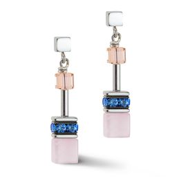 Coeur De Lion GeoCUBE Earrings - Iconic Precious Lilac Blue