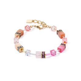 Coeur De Lion GeoCUBE Bracelet - Iconic Precious Rose Orange