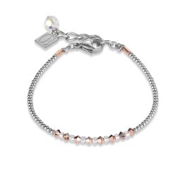 Coeur De Lion Rose Gold and Silver Bracelet