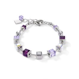 Coeur De Lion GeoCUBE Bracelet - Crystal Amethyst