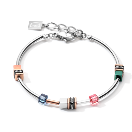 Coeur De Lion GeoCUBE Bracelet - Minimalist Frontline Multicolour Motion
