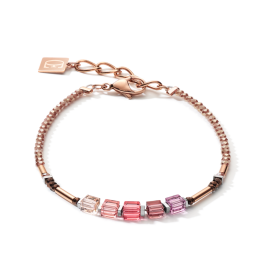 Coeur De Lion GeoCUBE Bracelet - Shades of Pink Lilac