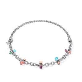 Coeur De Lion Chunky Chain Multi-wear Necklace - Multicolour Art Nouveau