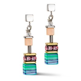 Coeur De Lion GeoCUBE Candy Earrings - Multicolour Spring