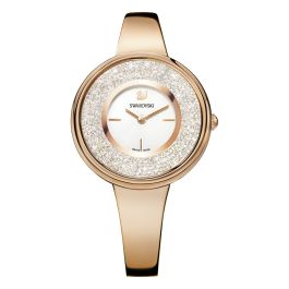 Swarovski Crystalline Pure Watch, White, Rose Gold Tone