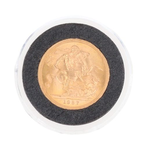 1957 Elizabeth II Full Sovereign Coin
