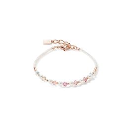 Coeur De Lion Princess Pearls Bracelet - Rose Gold and Light Rose