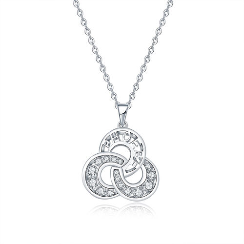 Jeulia "Hope" Personalized Sterling Silver Necklace