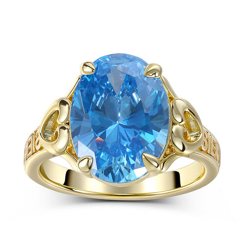 Jeulia Heart Halo Oval Cut Personalized Sterling Silver Ring